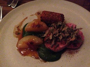 Roast & breaded veal, parsley, cipollini onions & saltbush