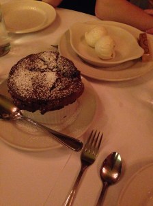 Chocolate souffle