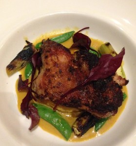 Spatchcock in Balinese yellow curry