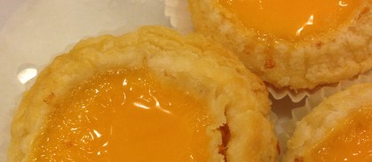 Egg tarts at Luk Yu Tea House