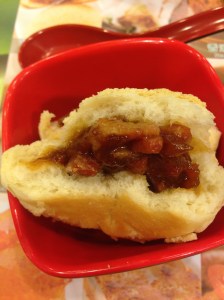 Baked pork bun at Tim Ho Wan