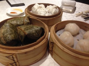 Lo mai gai, char siu bao, har gow