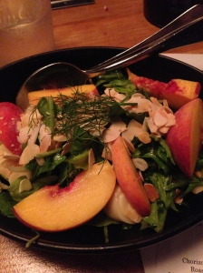 Peach salad