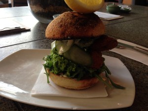 Fish finger sandwich