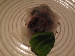 Mayura Wagyu, Pine nut & Macadamia emulsion, Chicory