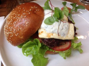 Lamb burger