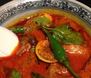 Red duck curry