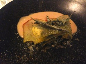 Apple, chestnut, rosemary